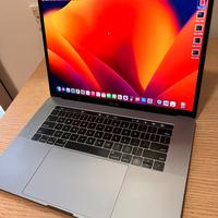 Macbook Pro Touch Bar 15-inch 2018 i7 2.6GHz 512GB