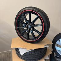 Cerchi borbet 19 con gomme 225/35/19 Estive