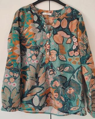 Blusa Sarah John con motivi floreali