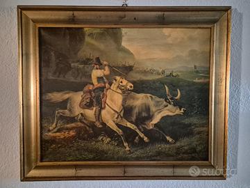 Horace Vernet oleografia su tela Ghi.ma.