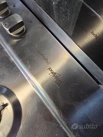 Piano cottura Whirlpool 5 fuochi inox