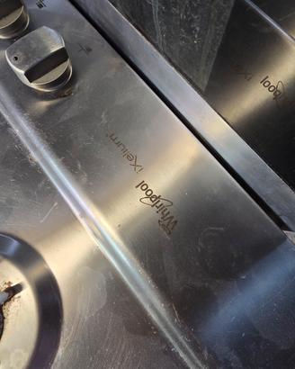 Piano cottura Whirlpool 5 fuochi inox