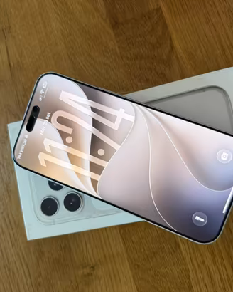 iPhone 17 pro max bianco/argento