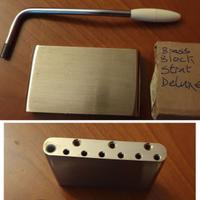 Blocco ottone marino per Fender Strat. Deluxe