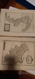 Antiche stampe/mappe Regno di Napoli