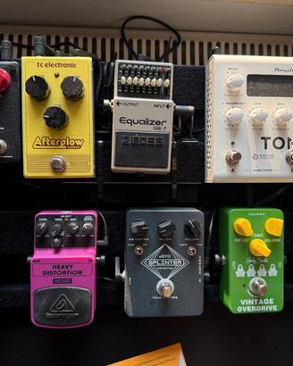Pedaliera analogica con Tonex Pedal