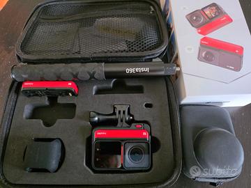 Insta360 ONE RS Twin Edition + selfie stick + altr