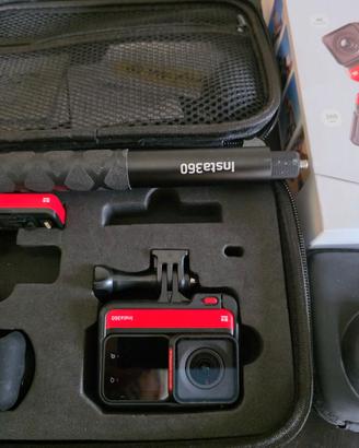 Insta360 ONE RS Twin Edition + selfie stick + altr