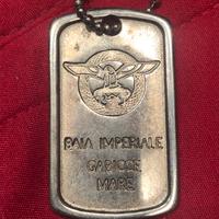 Piastrina/gadget stile militare Baia Imperiale
