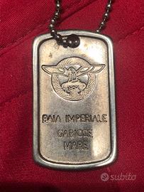 Piastrina/gadget stile militare Baia Imperiale