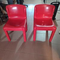 Coppia Sedie Kartell firmate Carlo Bartoli .