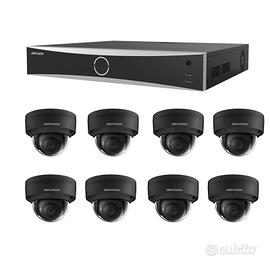 Kit 8 cam 4K Hikvision + NVR 16ch come nuovo