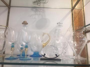 Servizio bicchieri nason e moretti azzurro