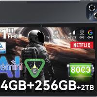 Tablet con SIM Android octa-core  8+256gb 8000mah