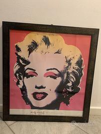 Quadro stampa Andy Warhol & Marilyn Monroe