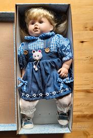 Bambola Porcelain Doll 45 cm Vintage Nuova