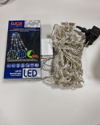 cascata  luci led