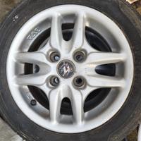 cerchi in lega 13 BWA D'EPOCA +distanziali fiat127