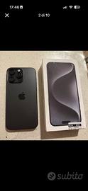 Iphone 15 pro max nero