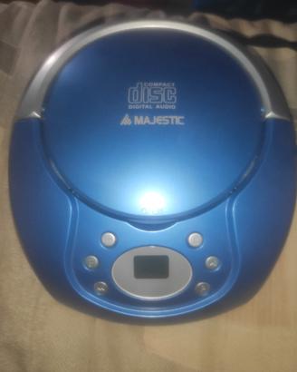 radio portatile Majestic con lettore CD