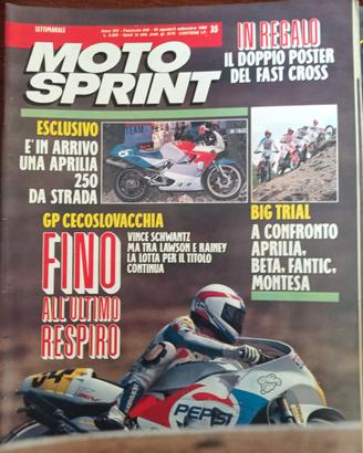Rivista MOTOSPRINT numero 35 del 1989