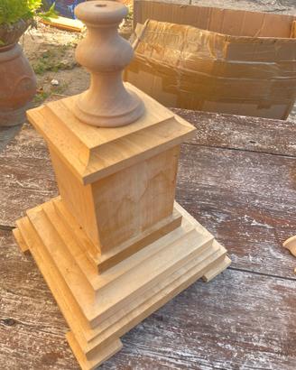 Lampade lume legno grezzo