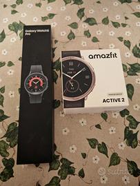 Amazfit Active 2 premium più Samsung watch 5 pro