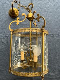 Lampadario vetro Murano  stile Luigi XVI