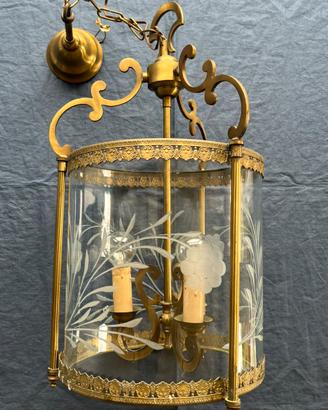 Lampadario vetro Murano  stile Luigi XVI