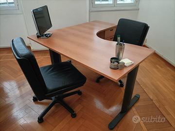 Scrivania ufficio/Workstation + cassettiera