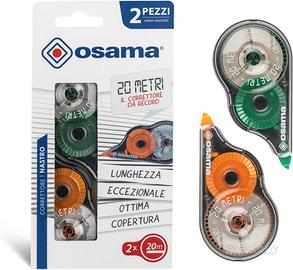 OSAMA - Bianchetto a Nastro, 2 Pezzi x 20 Metri 