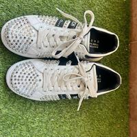 sneakers Richmond uomo tg 44 bianche con borchie