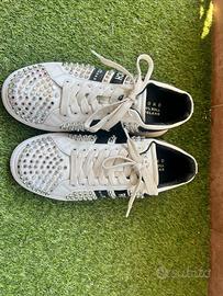 sneakers Richmond uomo tg 44 bianche con borchie