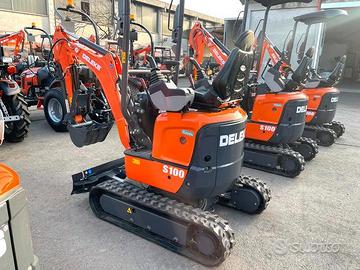 Miniescavatore 10Qli - motore Kubota - 2 velocità