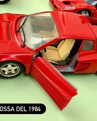 Ferrari testarossa 1984 1:18 die-cast bburago