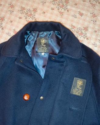 Cappotto Fay in panno blu