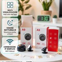 Coppia di Smart Camera A9 HD con Batteria 