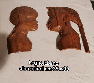 Sculture in legno arte tribale africana MAKONDE