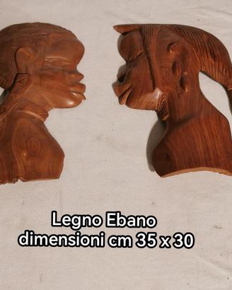 Sculture in legno arte tribale africana MAKONDE