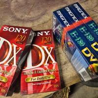 videocassette vergini sony magnex