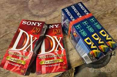 videocassette vergini sony magnex
