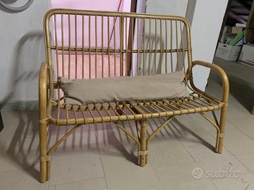 divanetto in vimini (senza cuscino)