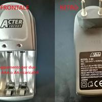 Caricabatterie pile stilo ricaricabili 1.5V