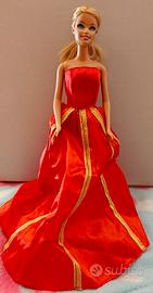 Bambola Barbie Red Dress