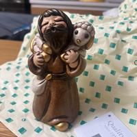 Presepe giubileo pastore con agnello