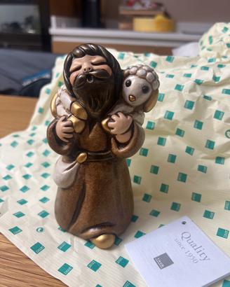 Presepe giubileo pastore con agnello