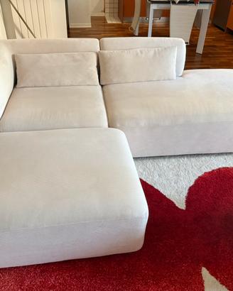 Divano Fogler (2 pezzi + poif) Sklum