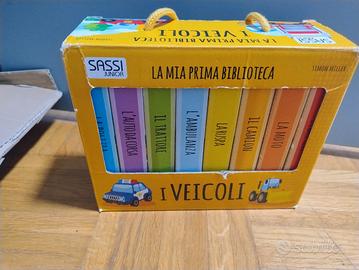 Cofanetto libri cartonati 8 libri veicoli 