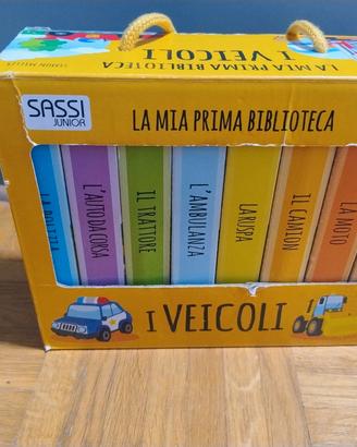 Cofanetto libri cartonati 8 libri veicoli 