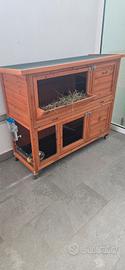 Pawhut conigliera in legno 
